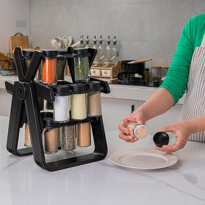 Organizador Giratorio de Sazones - Esencial Para Tu Cocina